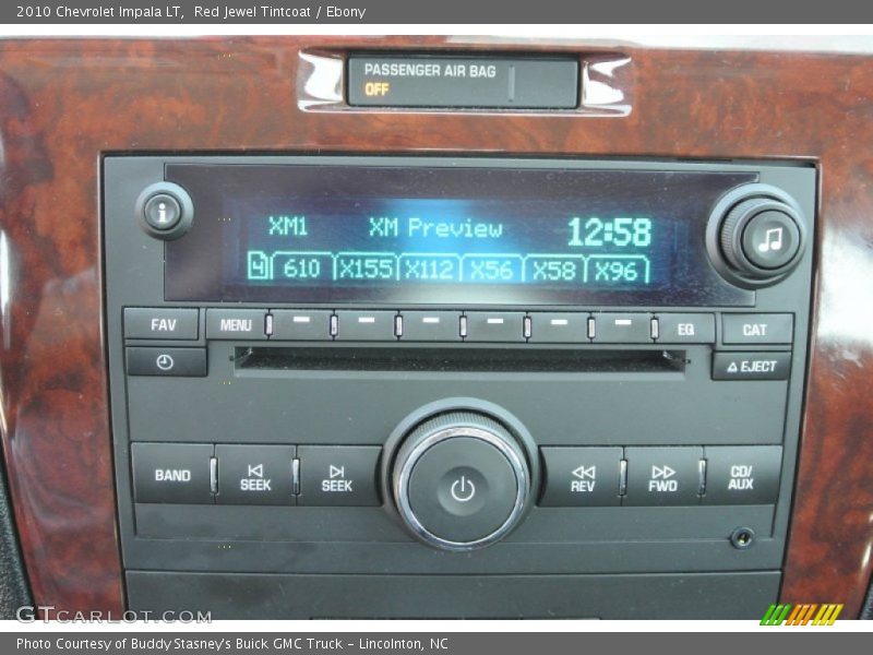 Red Jewel Tintcoat / Ebony 2010 Chevrolet Impala LT