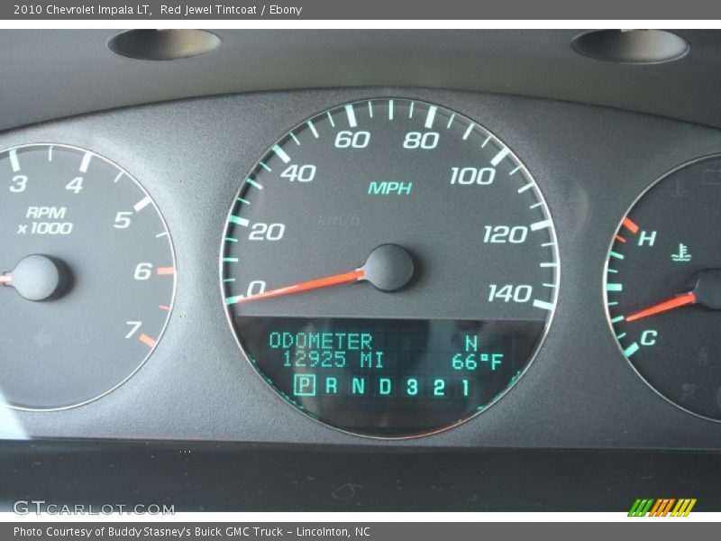 Red Jewel Tintcoat / Ebony 2010 Chevrolet Impala LT