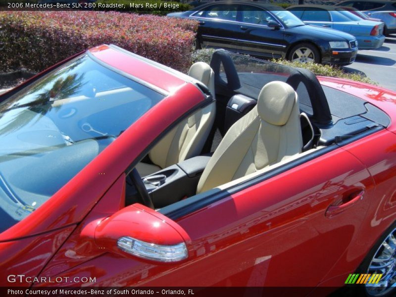 Mars Red / Beige 2006 Mercedes-Benz SLK 280 Roadster