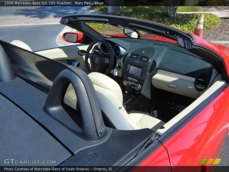 Mars Red / Beige 2006 Mercedes-Benz SLK 280 Roadster