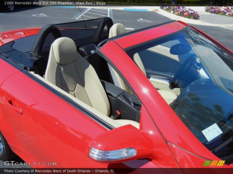 Mars Red / Beige 2006 Mercedes-Benz SLK 280 Roadster