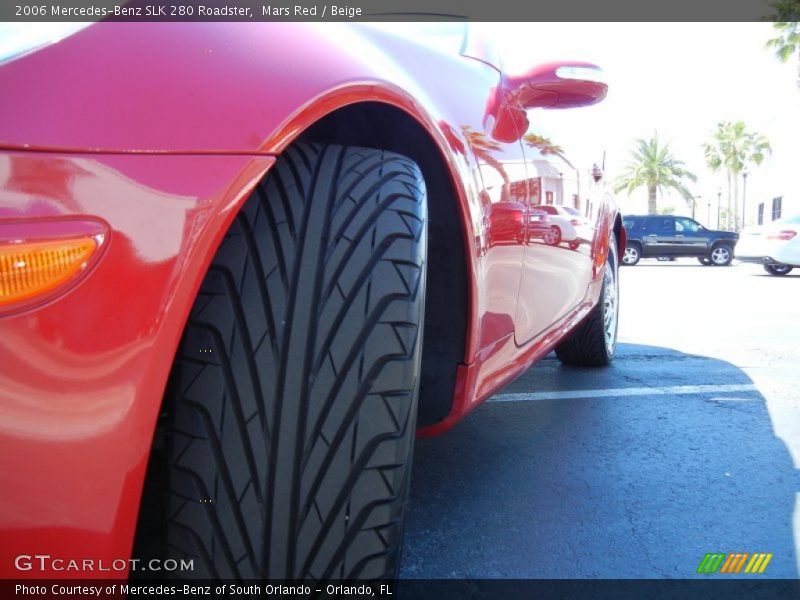 Mars Red / Beige 2006 Mercedes-Benz SLK 280 Roadster