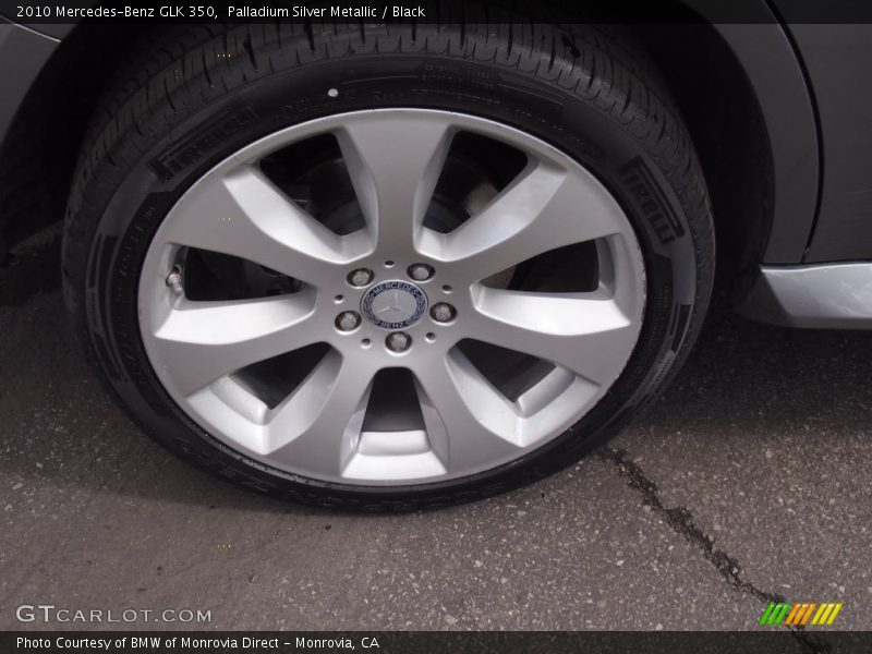 Palladium Silver Metallic / Black 2010 Mercedes-Benz GLK 350