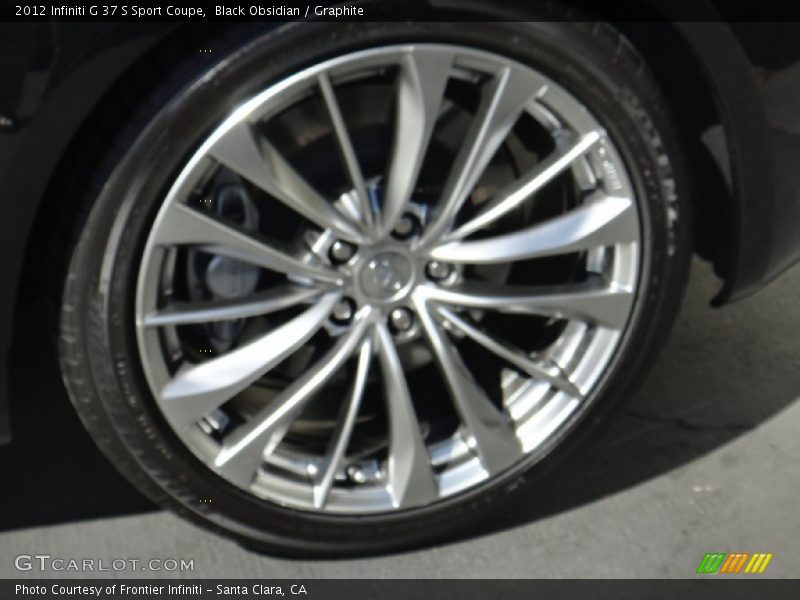 Black Obsidian / Graphite 2012 Infiniti G 37 S Sport Coupe