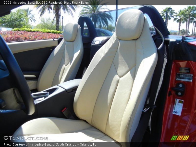 Mars Red / Beige 2006 Mercedes-Benz SLK 280 Roadster