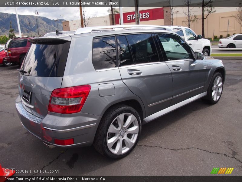Palladium Silver Metallic / Black 2010 Mercedes-Benz GLK 350