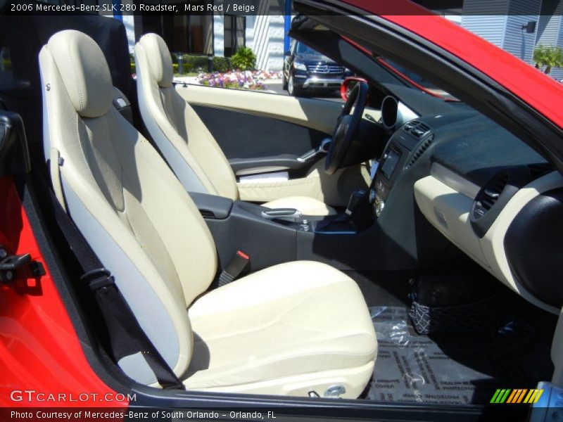 Mars Red / Beige 2006 Mercedes-Benz SLK 280 Roadster