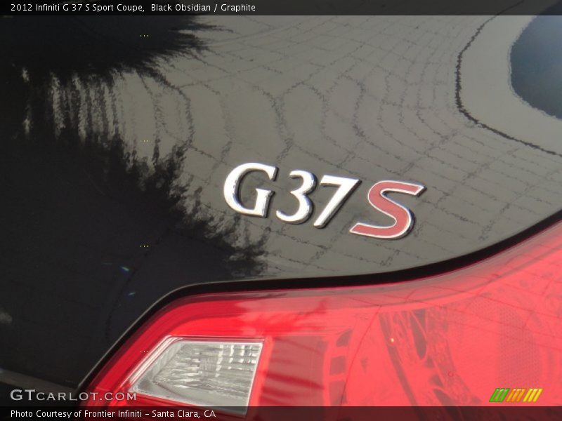 Black Obsidian / Graphite 2012 Infiniti G 37 S Sport Coupe
