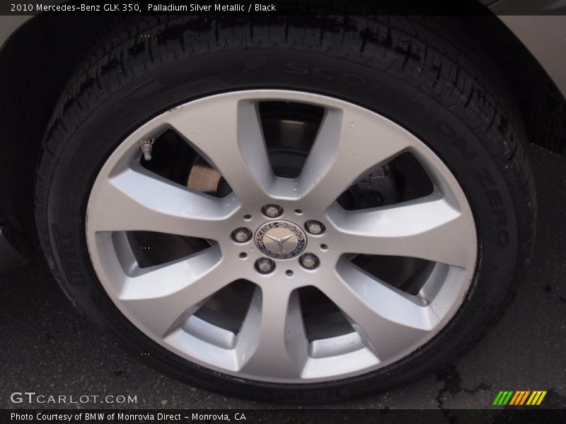 Palladium Silver Metallic / Black 2010 Mercedes-Benz GLK 350