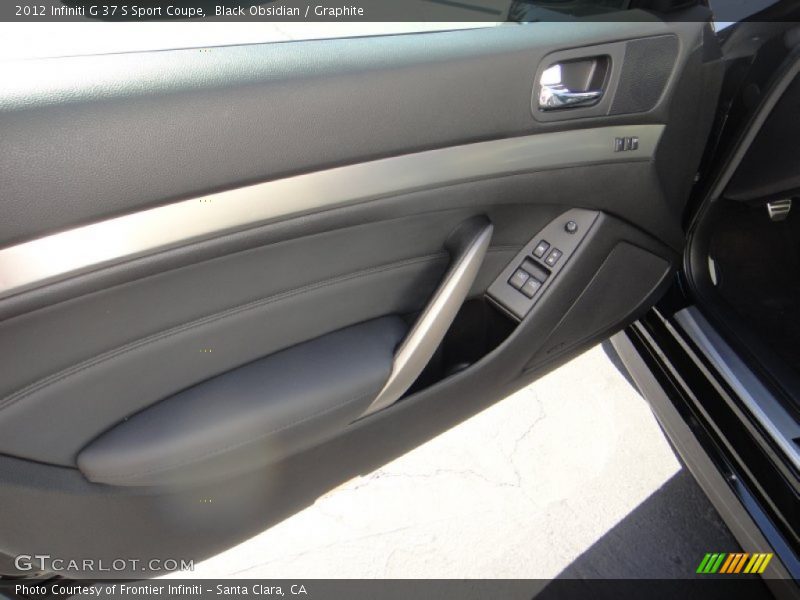 Black Obsidian / Graphite 2012 Infiniti G 37 S Sport Coupe