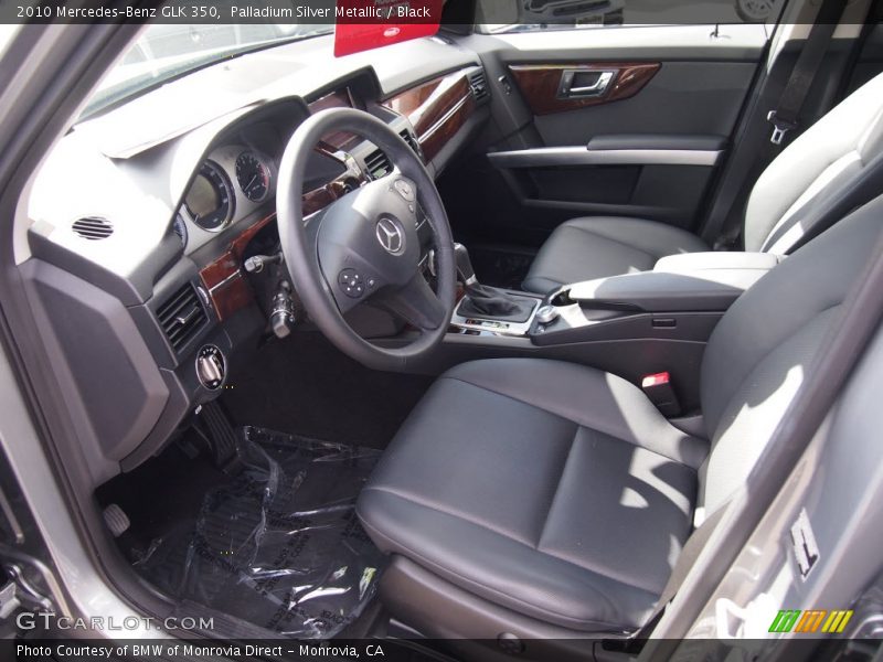 Palladium Silver Metallic / Black 2010 Mercedes-Benz GLK 350