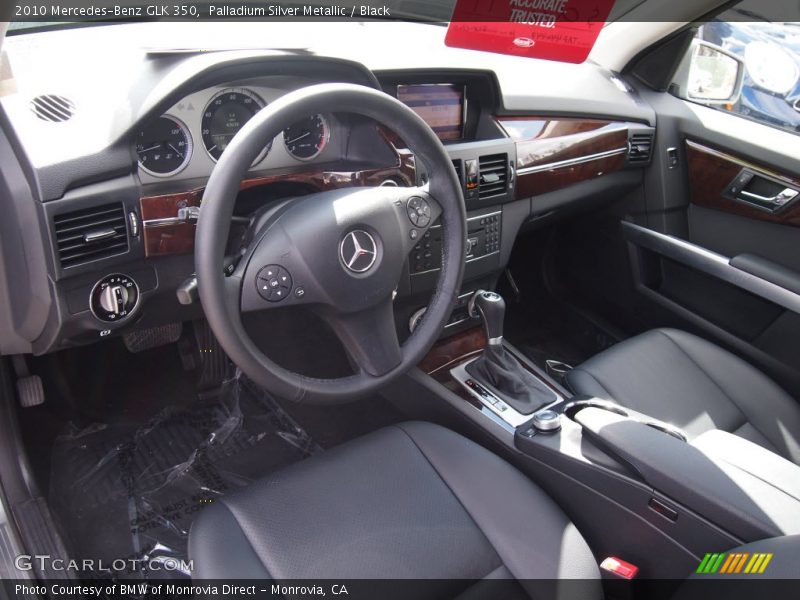 Palladium Silver Metallic / Black 2010 Mercedes-Benz GLK 350