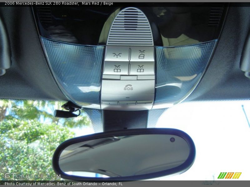 Mars Red / Beige 2006 Mercedes-Benz SLK 280 Roadster