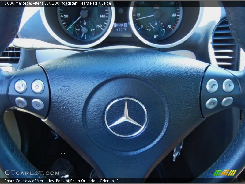 Mars Red / Beige 2006 Mercedes-Benz SLK 280 Roadster