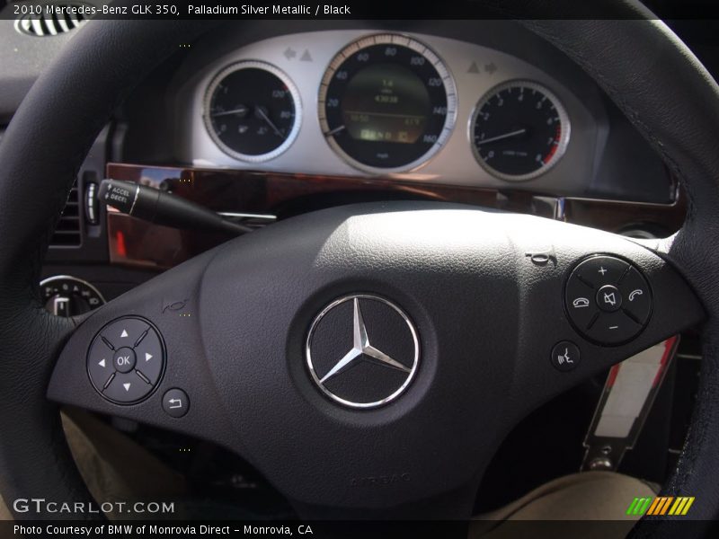 Palladium Silver Metallic / Black 2010 Mercedes-Benz GLK 350