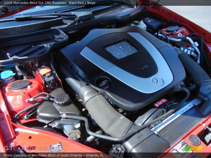 Mars Red / Beige 2006 Mercedes-Benz SLK 280 Roadster