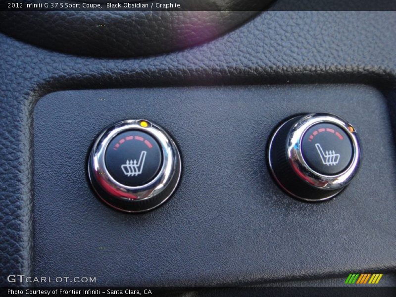 Black Obsidian / Graphite 2012 Infiniti G 37 S Sport Coupe