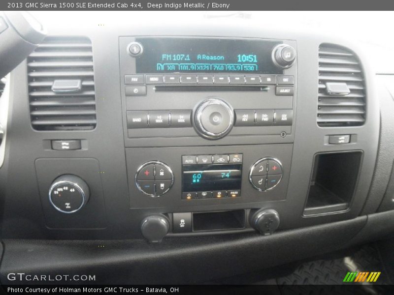 Controls of 2013 Sierra 1500 SLE Extended Cab 4x4