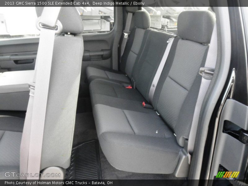 Rear Seat of 2013 Sierra 1500 SLE Extended Cab 4x4