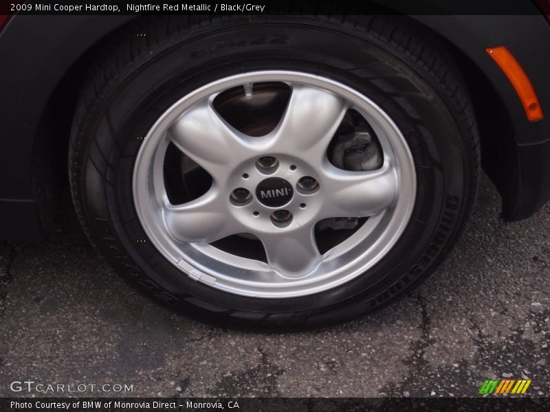 Nightfire Red Metallic / Black/Grey 2009 Mini Cooper Hardtop