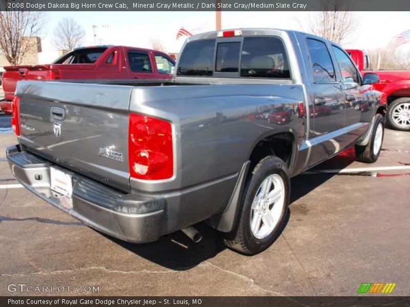 Mineral Gray Metallic / Dark Slate Gray/Medium Slate Gray 2008 Dodge Dakota Big Horn Crew Cab