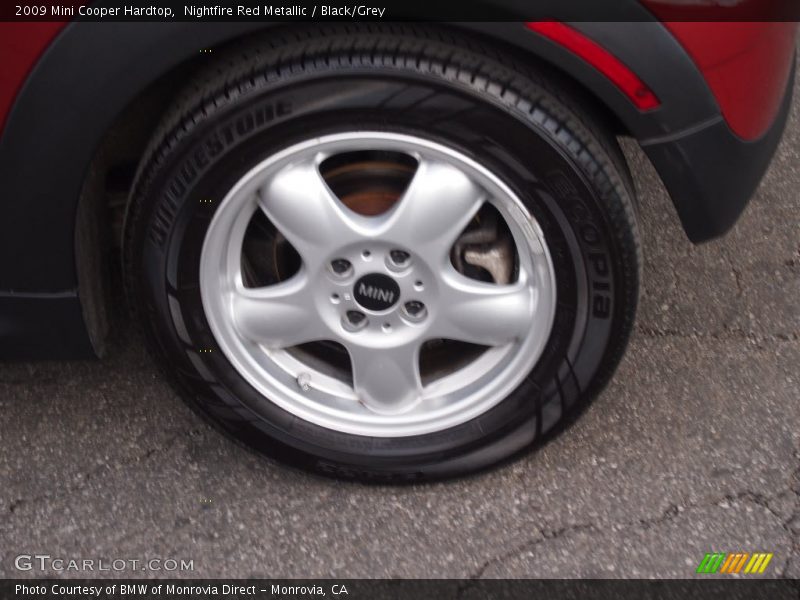 Nightfire Red Metallic / Black/Grey 2009 Mini Cooper Hardtop