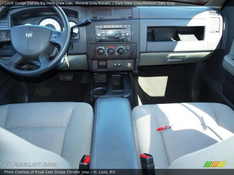 Mineral Gray Metallic / Dark Slate Gray/Medium Slate Gray 2008 Dodge Dakota Big Horn Crew Cab