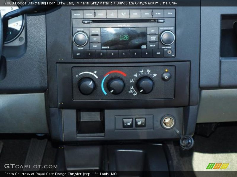 Mineral Gray Metallic / Dark Slate Gray/Medium Slate Gray 2008 Dodge Dakota Big Horn Crew Cab
