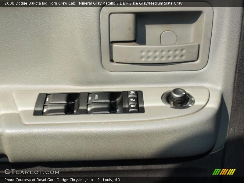 Mineral Gray Metallic / Dark Slate Gray/Medium Slate Gray 2008 Dodge Dakota Big Horn Crew Cab
