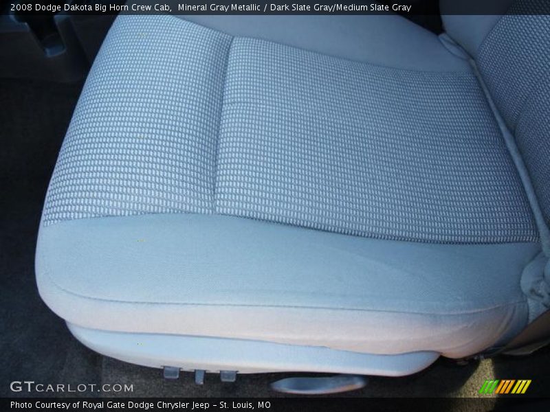 Mineral Gray Metallic / Dark Slate Gray/Medium Slate Gray 2008 Dodge Dakota Big Horn Crew Cab