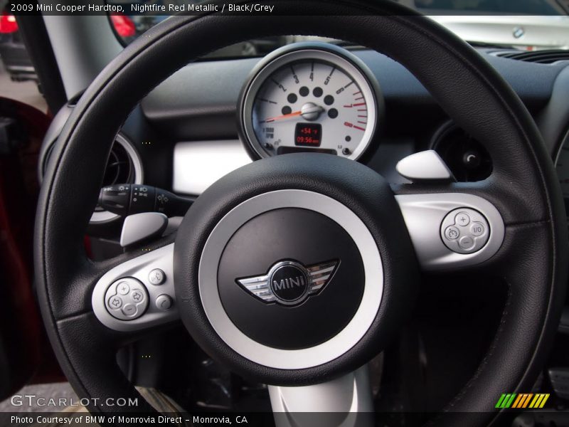Nightfire Red Metallic / Black/Grey 2009 Mini Cooper Hardtop