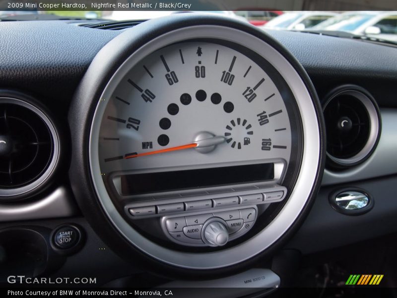 Nightfire Red Metallic / Black/Grey 2009 Mini Cooper Hardtop