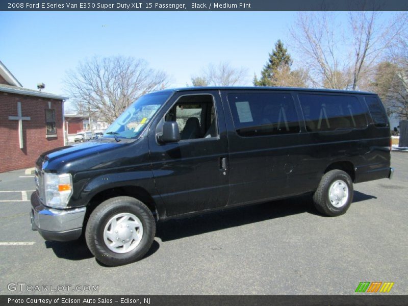  2008 E Series Van E350 Super Duty XLT 15 Passenger Black