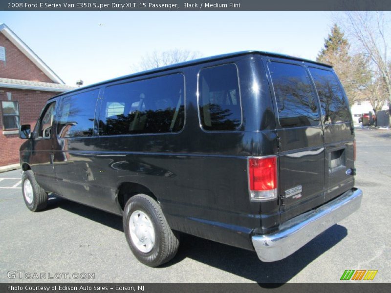 Black / Medium Flint 2008 Ford E Series Van E350 Super Duty XLT 15 Passenger