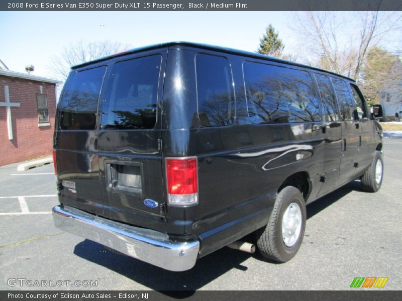 Black / Medium Flint 2008 Ford E Series Van E350 Super Duty XLT 15 Passenger