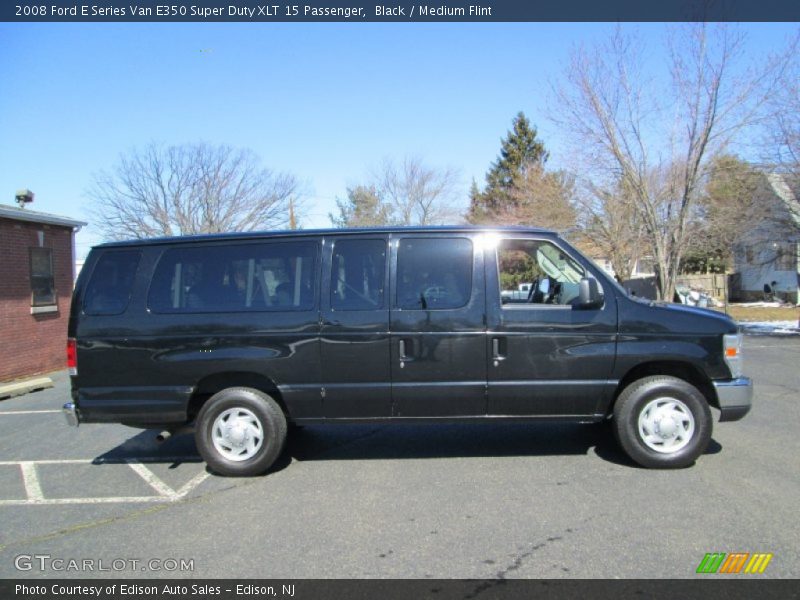 Black / Medium Flint 2008 Ford E Series Van E350 Super Duty XLT 15 Passenger