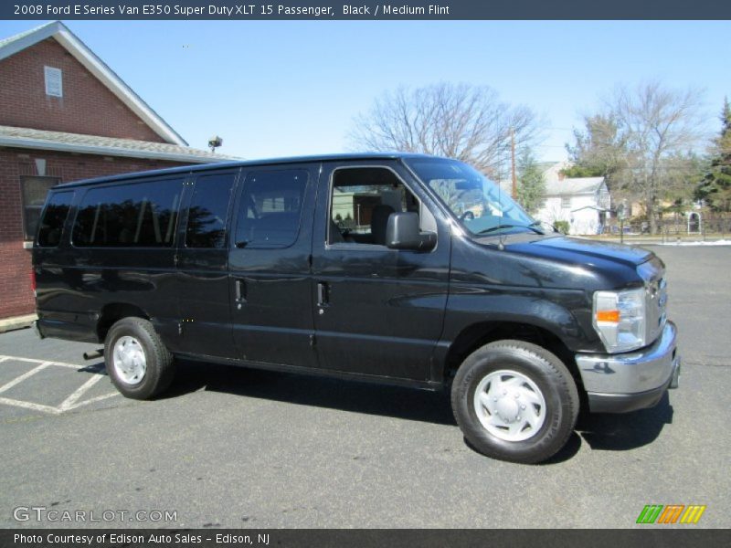 Black / Medium Flint 2008 Ford E Series Van E350 Super Duty XLT 15 Passenger