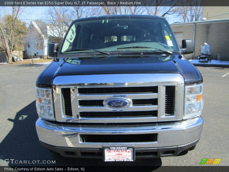 Black / Medium Flint 2008 Ford E Series Van E350 Super Duty XLT 15 Passenger