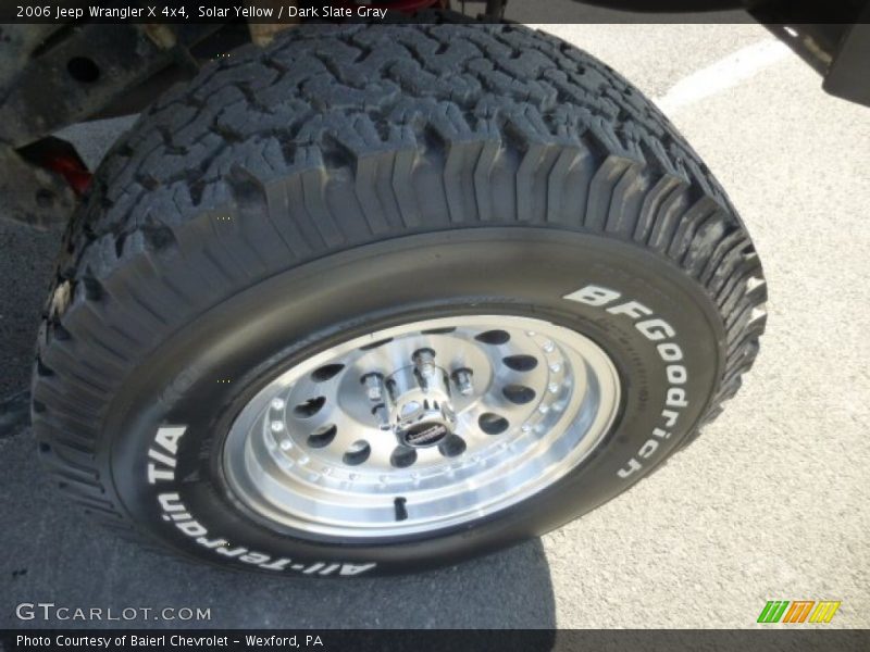 Solar Yellow / Dark Slate Gray 2006 Jeep Wrangler X 4x4