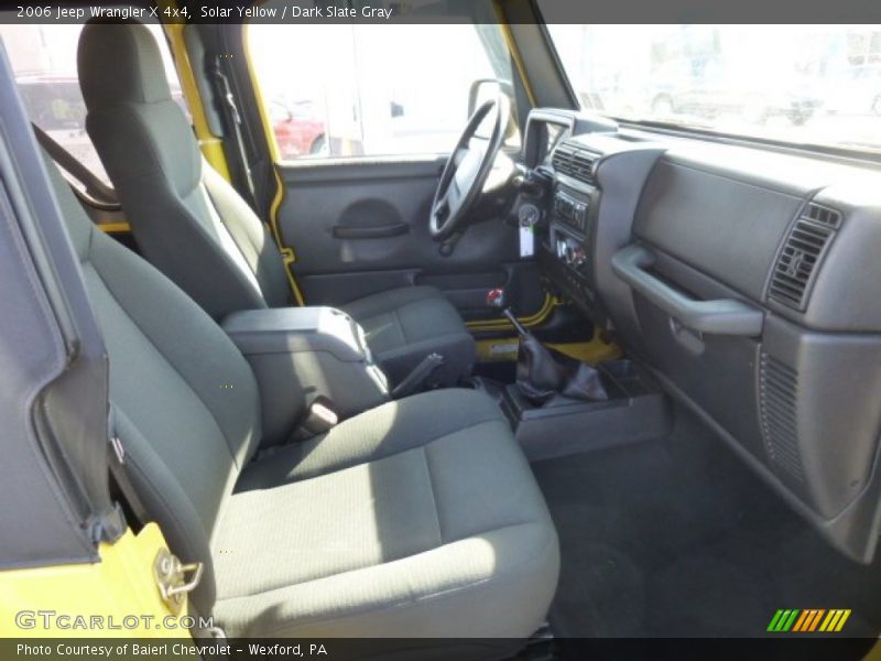 Solar Yellow / Dark Slate Gray 2006 Jeep Wrangler X 4x4