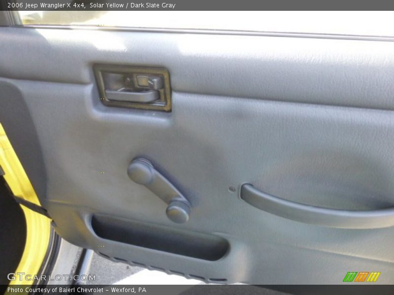 Solar Yellow / Dark Slate Gray 2006 Jeep Wrangler X 4x4
