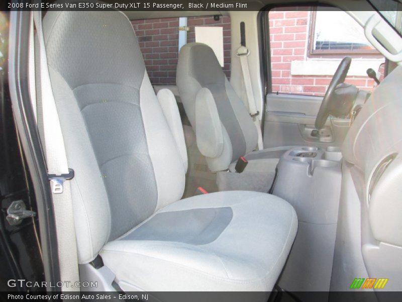 Black / Medium Flint 2008 Ford E Series Van E350 Super Duty XLT 15 Passenger