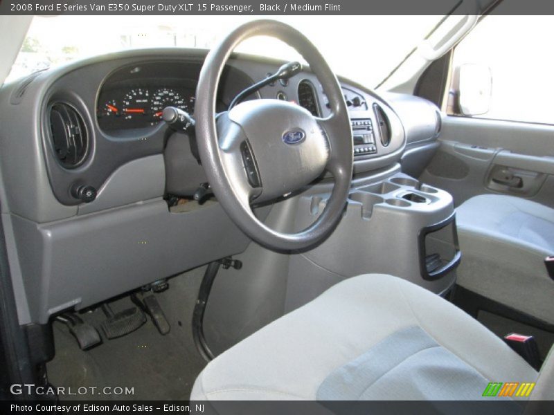 Medium Flint Interior - 2008 E Series Van E350 Super Duty XLT 15 Passenger 