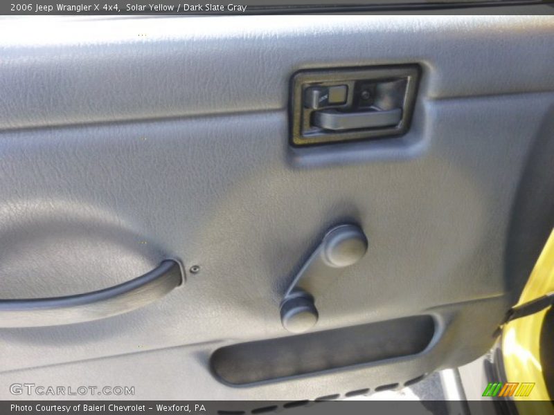 Solar Yellow / Dark Slate Gray 2006 Jeep Wrangler X 4x4