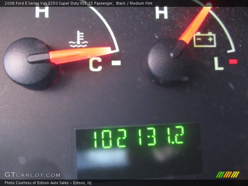Black / Medium Flint 2008 Ford E Series Van E350 Super Duty XLT 15 Passenger