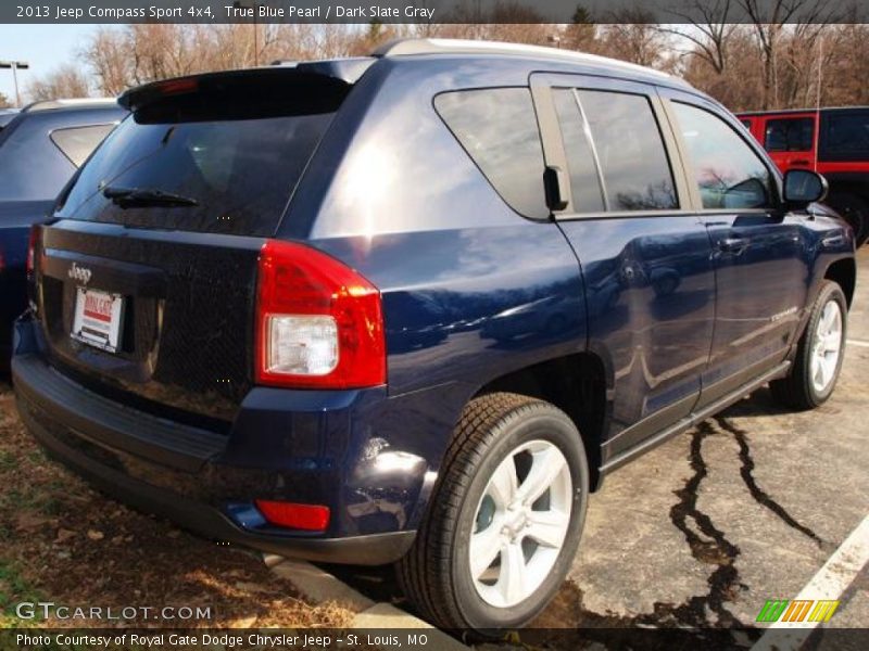 True Blue Pearl / Dark Slate Gray 2013 Jeep Compass Sport 4x4