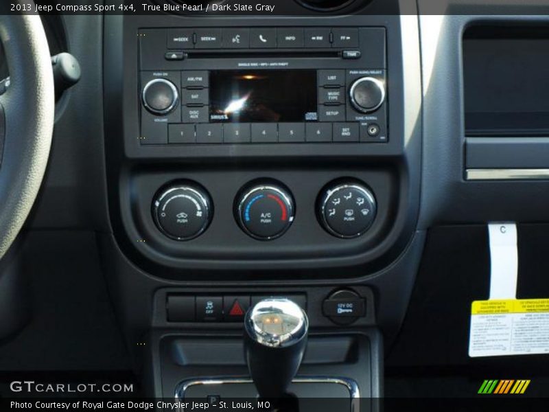 True Blue Pearl / Dark Slate Gray 2013 Jeep Compass Sport 4x4