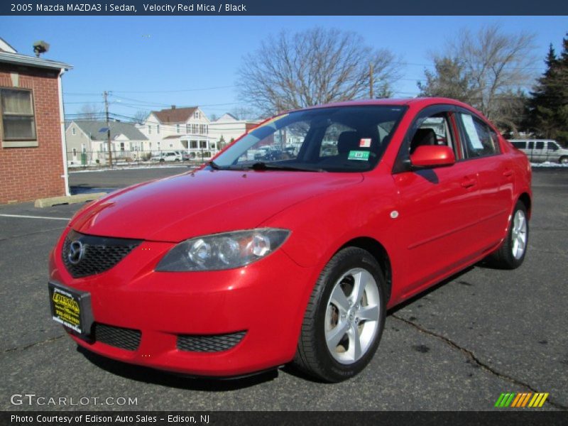 Velocity Red Mica / Black 2005 Mazda MAZDA3 i Sedan