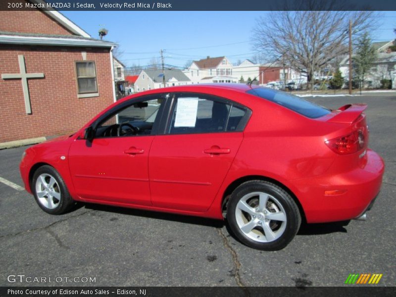 Velocity Red Mica / Black 2005 Mazda MAZDA3 i Sedan