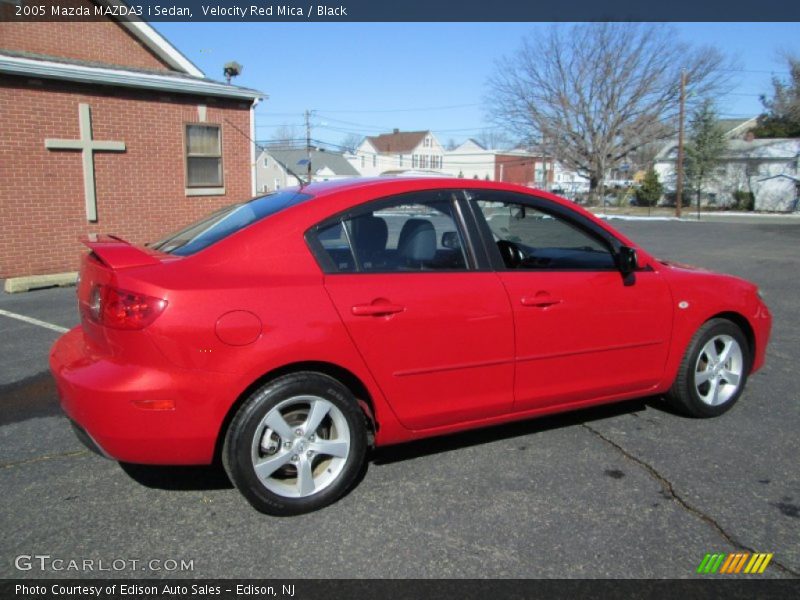 Velocity Red Mica / Black 2005 Mazda MAZDA3 i Sedan